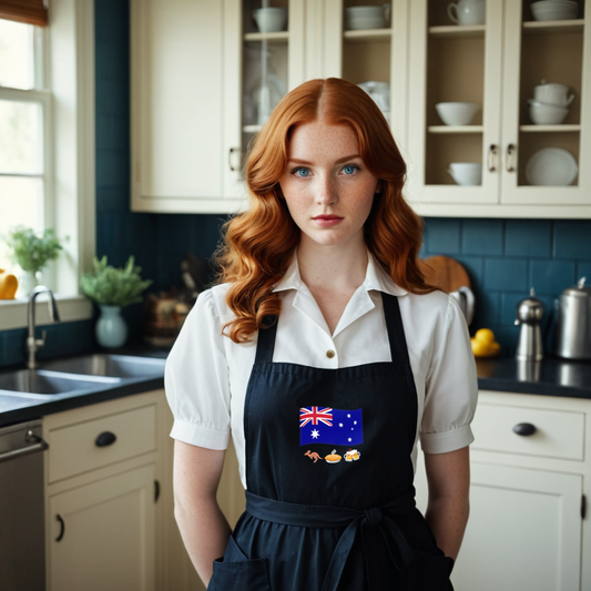 Australia Flag Organic cotton apron