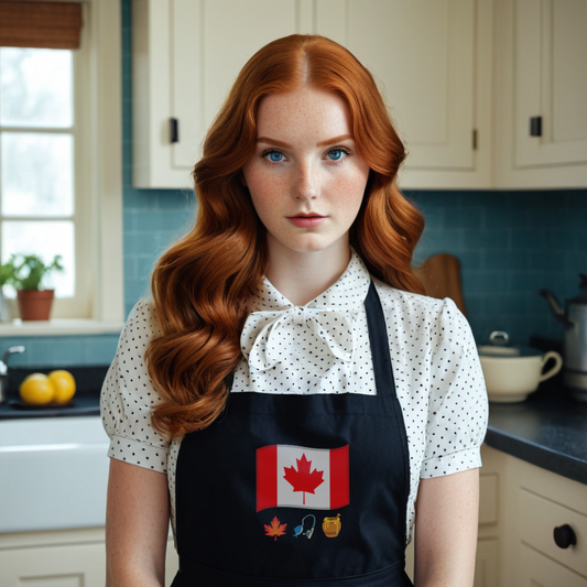 Canada Flag Organic Cotton Apron