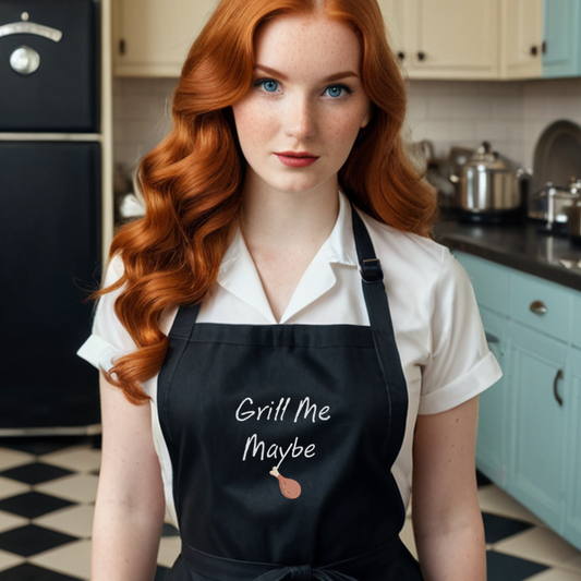 Grill Me Maybe Organic cotton apron