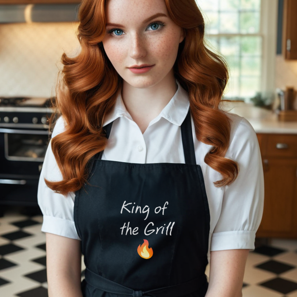 King Of The Grill Organic cotton apron