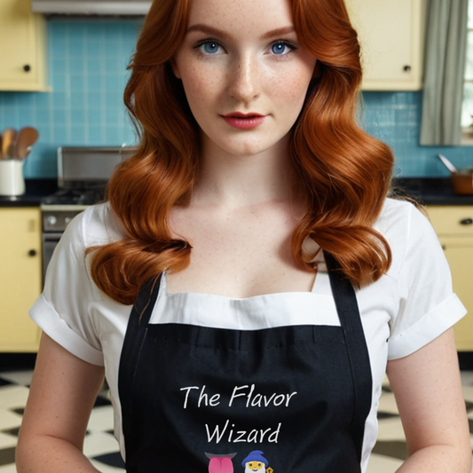 The Flavor Wizard Organic cotton apron