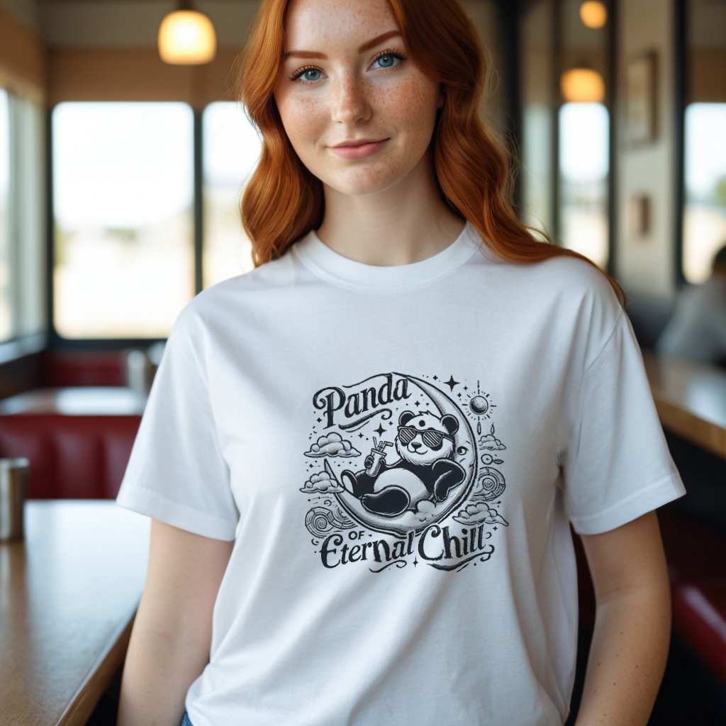 Panda of Eternal Chill t-shirt