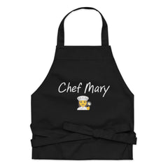 Chef Mary Personalized Organic Cotton Apron 👩‍🍳