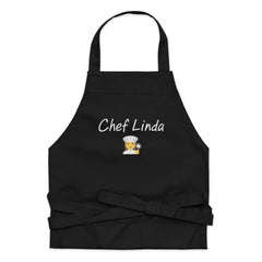 Chef Linda Personalized Organic Cotton Apron 👩‍🍳