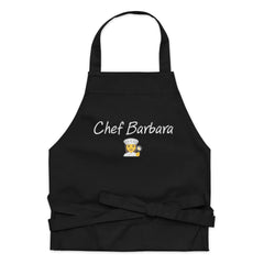 Chef Barbara Personalized Organic Cotton Apron 👩‍🍳