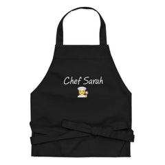 Chef Sarah Personalized Organic Cotton Apron 👩‍🍳