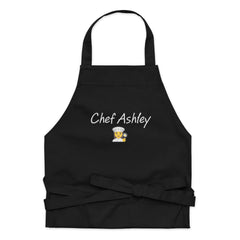 Chef Ashley Personalized Organic Cotton Apron 👩‍🍳