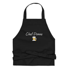 Chef Donna Personalized Organic Cotton Apron 👩‍🍳