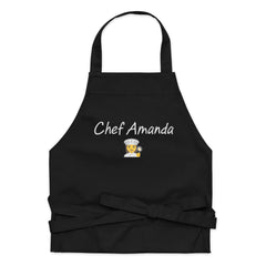 Chef Amanda Personalized Organic Cotton Apron 👩‍🍳