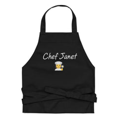 Chef Janet Personalized Organic Cotton Apron 👩‍🍳